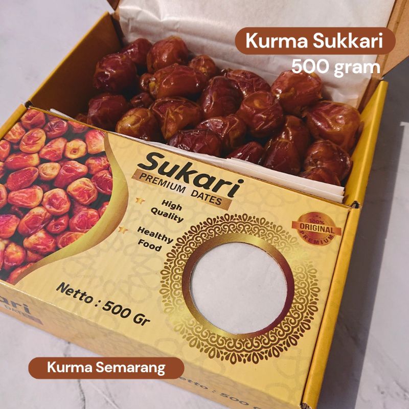 

Kurma Sukari Al Qassim 500 gram