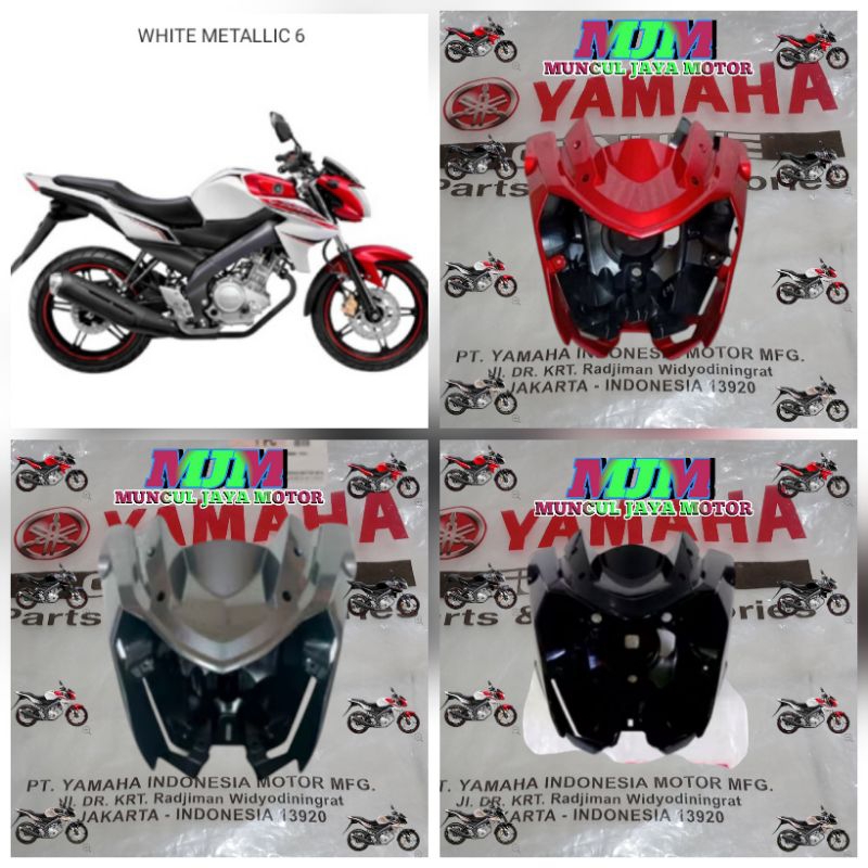 BATOK DEPAN BELAKANG VIXION NEW NVL SET MERAH ORIGINAL YAMAHA