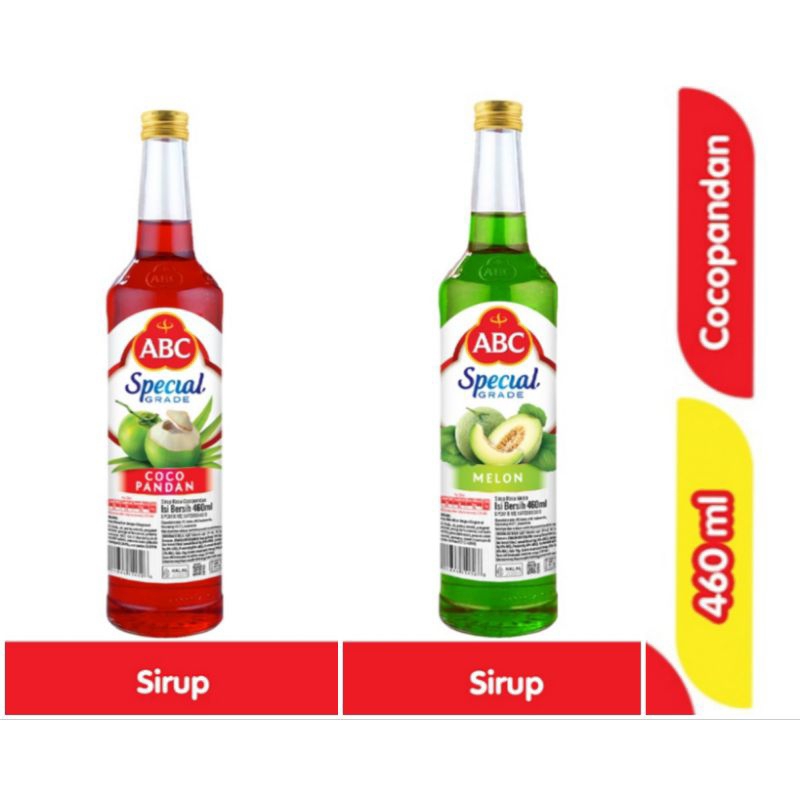 

sirup abc special grade 460ml melon coco pandan