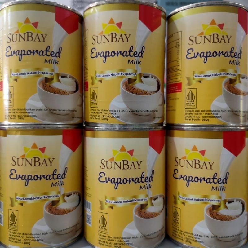 

Sunbay Susu Evaporated 380 Ml