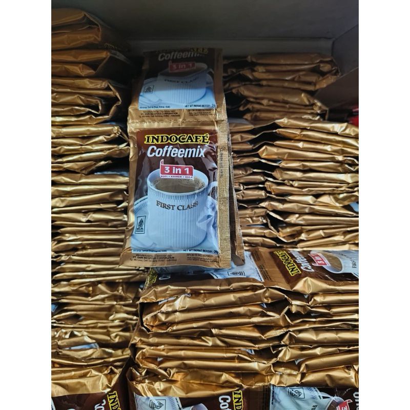 

KOPI INDOCAFE MIX 1 RENCENG ISI 10PCS