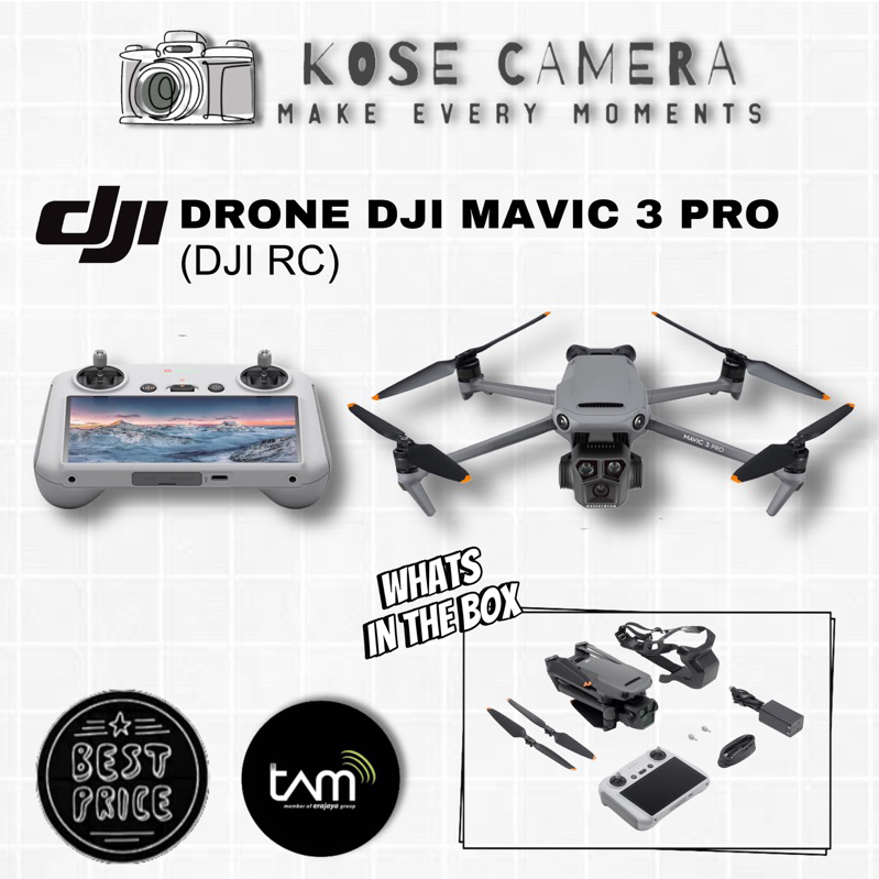 DJI Mavic 3 Pro Fly More Combo (DJI RC)