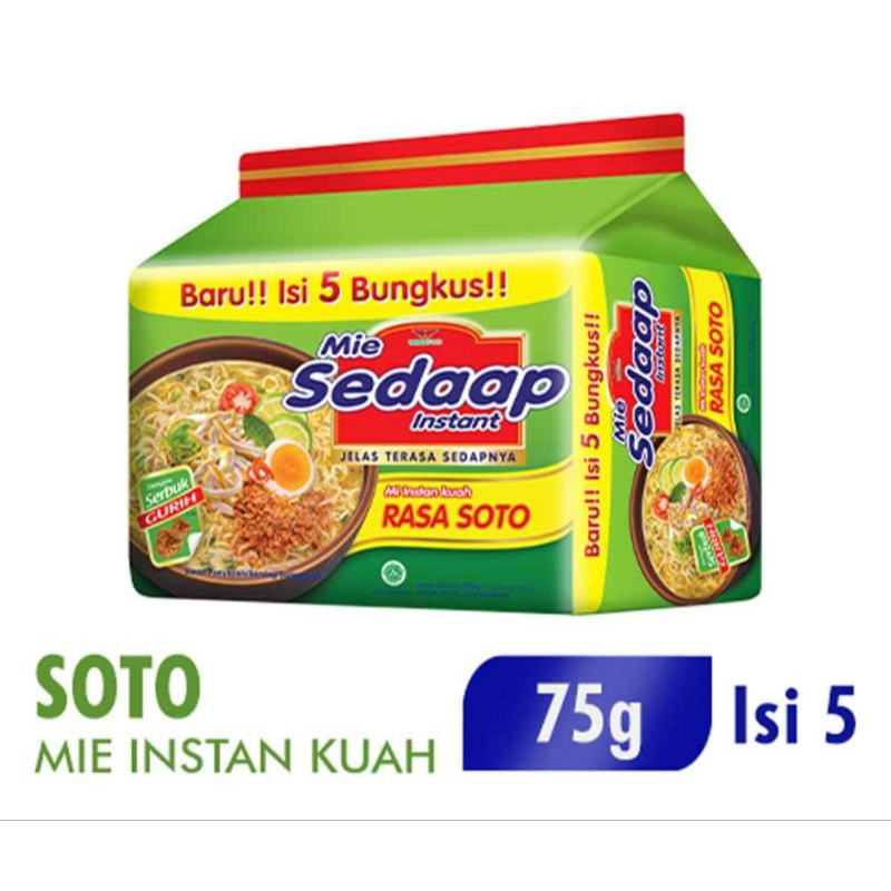 

mie sedaap isi 5 pcs