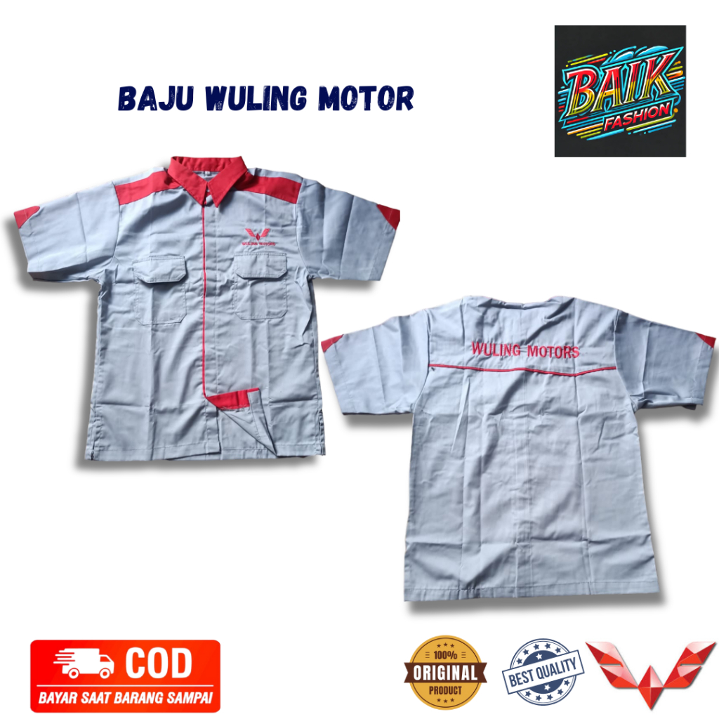 Seragam Wuling Mekanik Baju | Seragam Wuling I Baju Wuling | Seragam Mekanik Wuling Motor