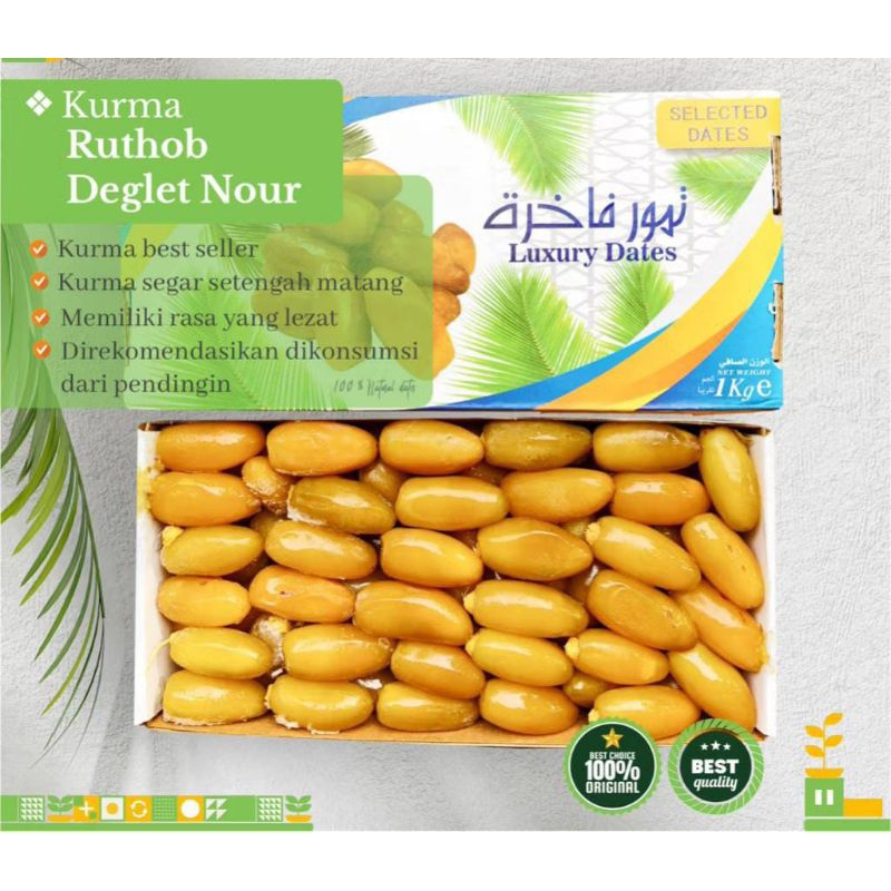 

Kurma Ruthob Libya 1kg / Kurma Muda Asli Untuk Promil / Kurma muda / kurma muda promil