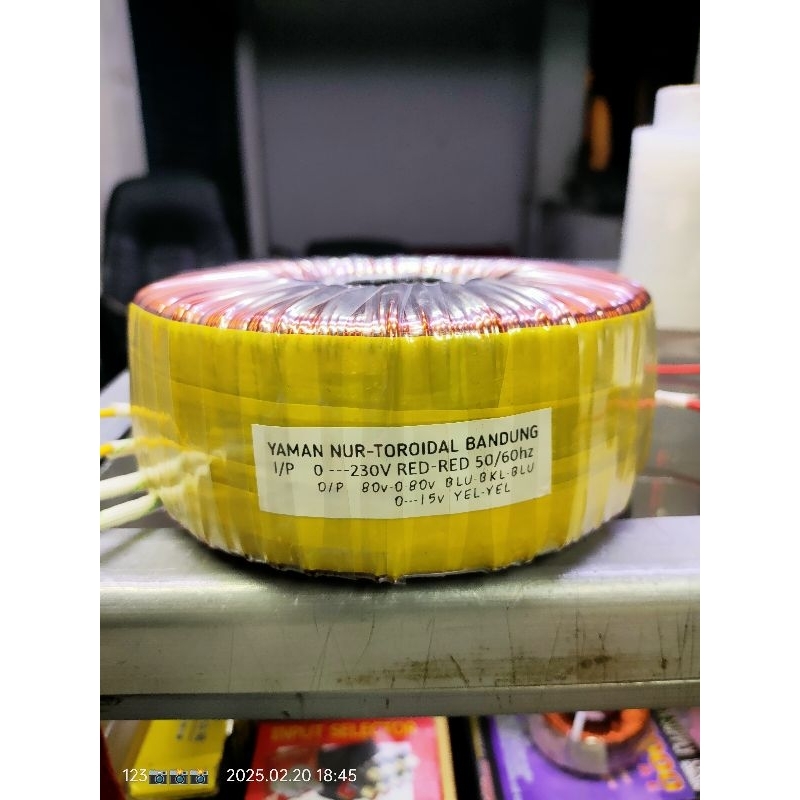 trafo aktip subwoofer huper 18inc    80v ct 80v 0 15v