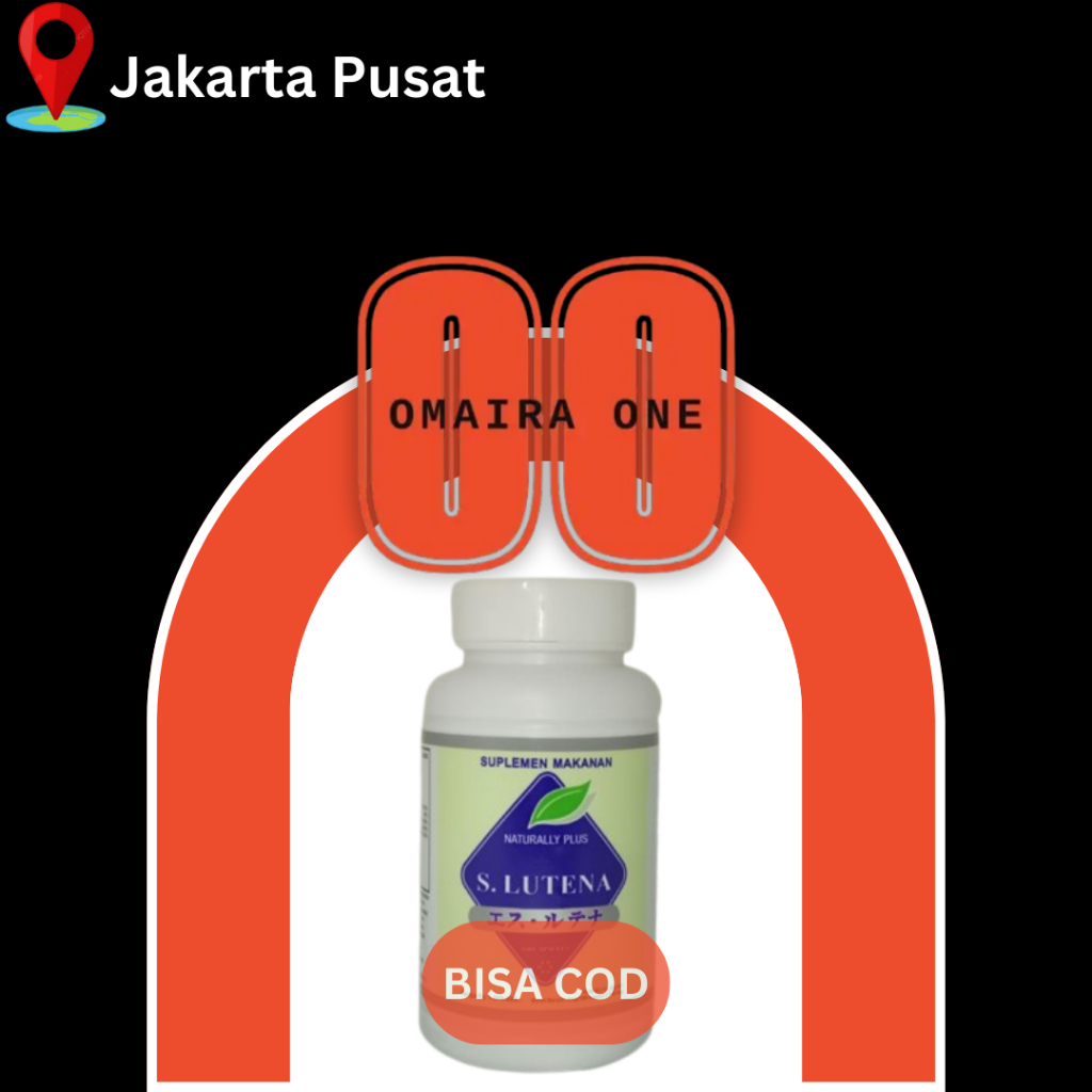 (OkGasCod) S Lutena Naturally Plus Japan Suplemen Kesehatan Mata Minus & Plus - Obat Katarak - Rabun