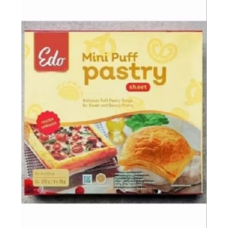 

Edo Mini Puff Pastry Sheet 375gr