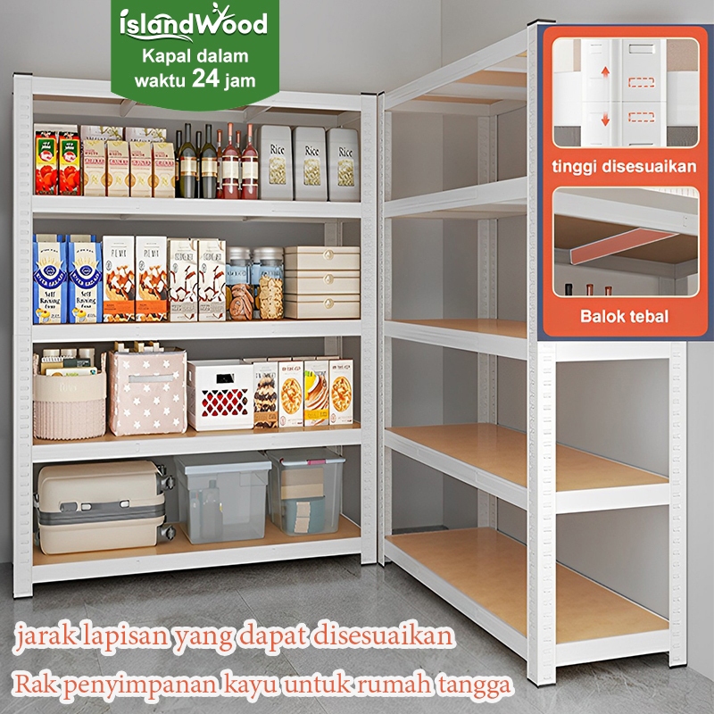 Rak Besi Siku 5 susun Rak gudang Serbaguna Rak Aquarium 120x40x180CM Rak Susun Serbaguna Rak Gudang