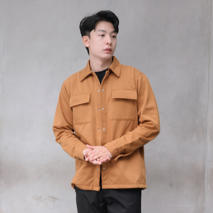 Jaket Pria | Shacket Jacket Pria | Jaket Fleece |  Outer Pria | Shacket Jacket Fleece Tebal Premium