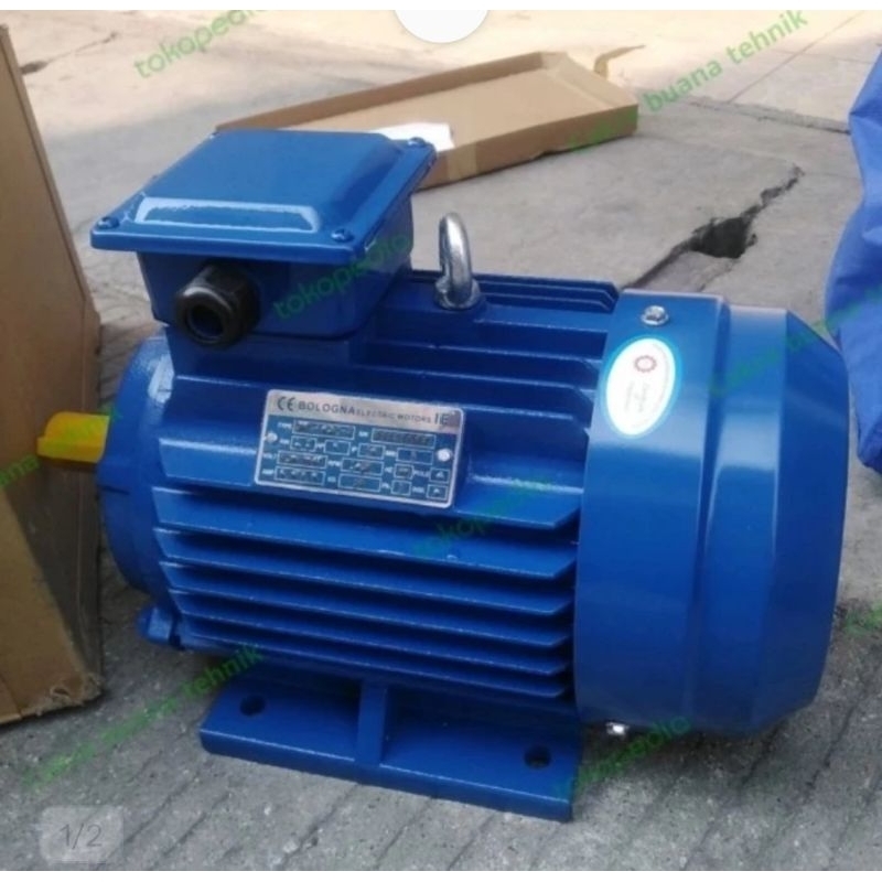 Dinamo Electro Motor 3HP Mesin Penggerak Bologna BLA-90L-2 380 V-2800 RPM/2 P
