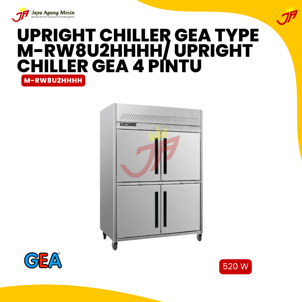 GEA Upright Chiller GEA Type M-RW8U2HHHH/ Upright Chiller Gea 4 Pintu