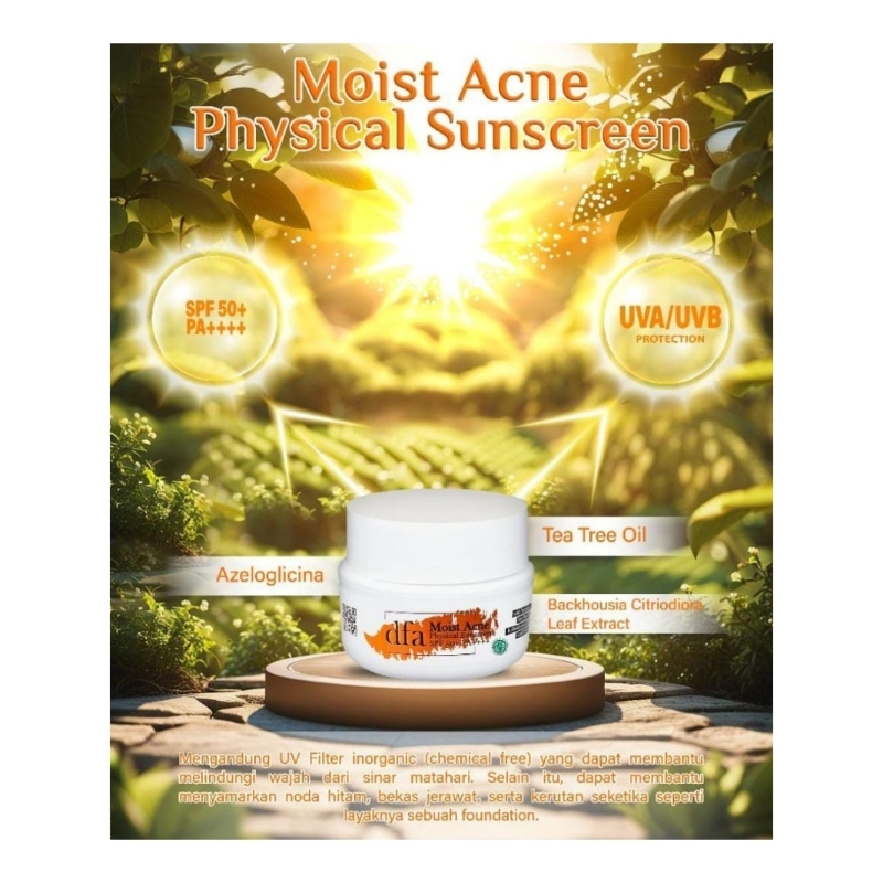 DFA Sunscreen Moisturizing Acne SUNSCREEN SPF 50 + PA++++