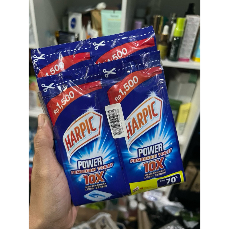Harpic biru 12 Sachet