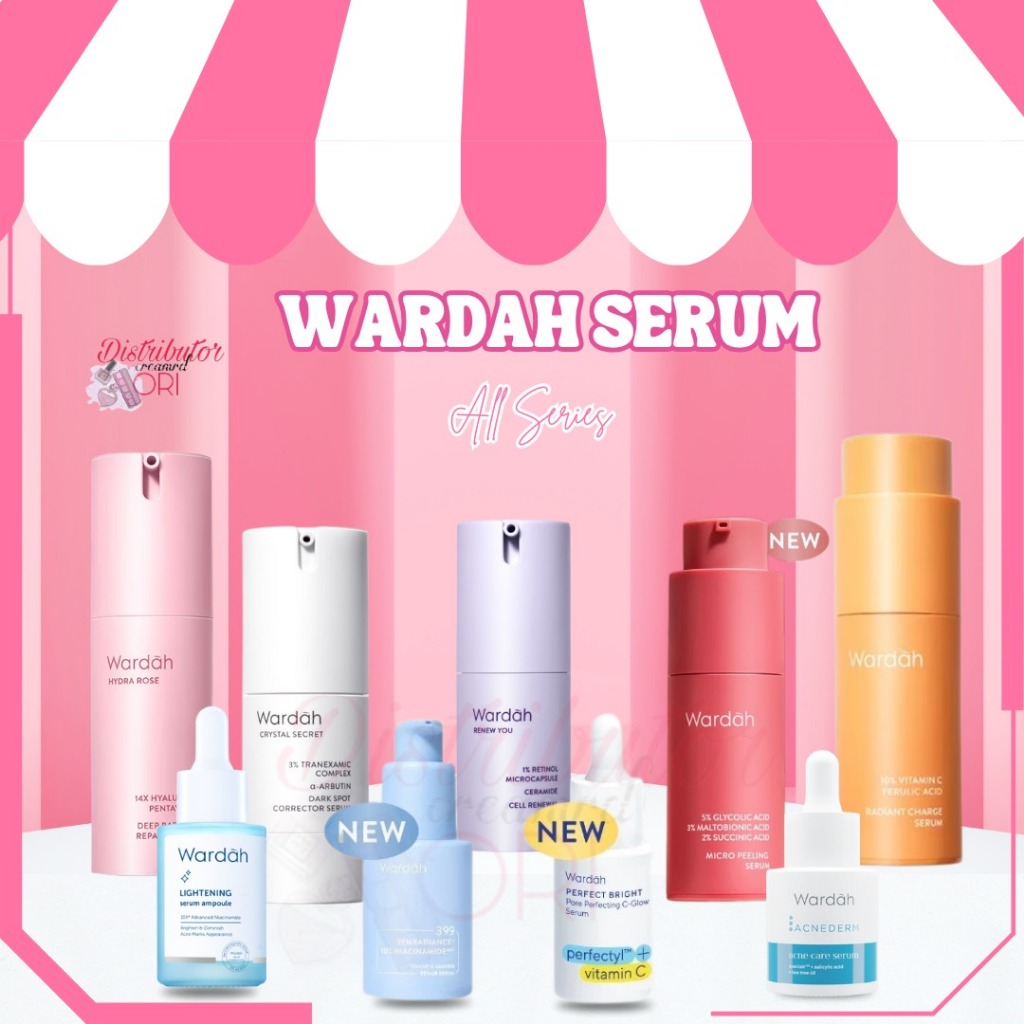 WARDAH Serum Series || Lightening 5% Niacinamide Serum Ampoule || Renew You 1% Retinol Microcapsule 