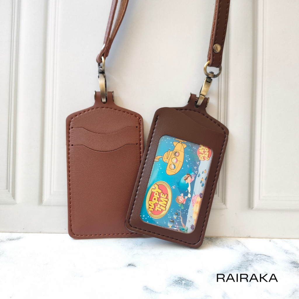 

ID Card Holder Kulit Name Tag Model Signature Terbaru