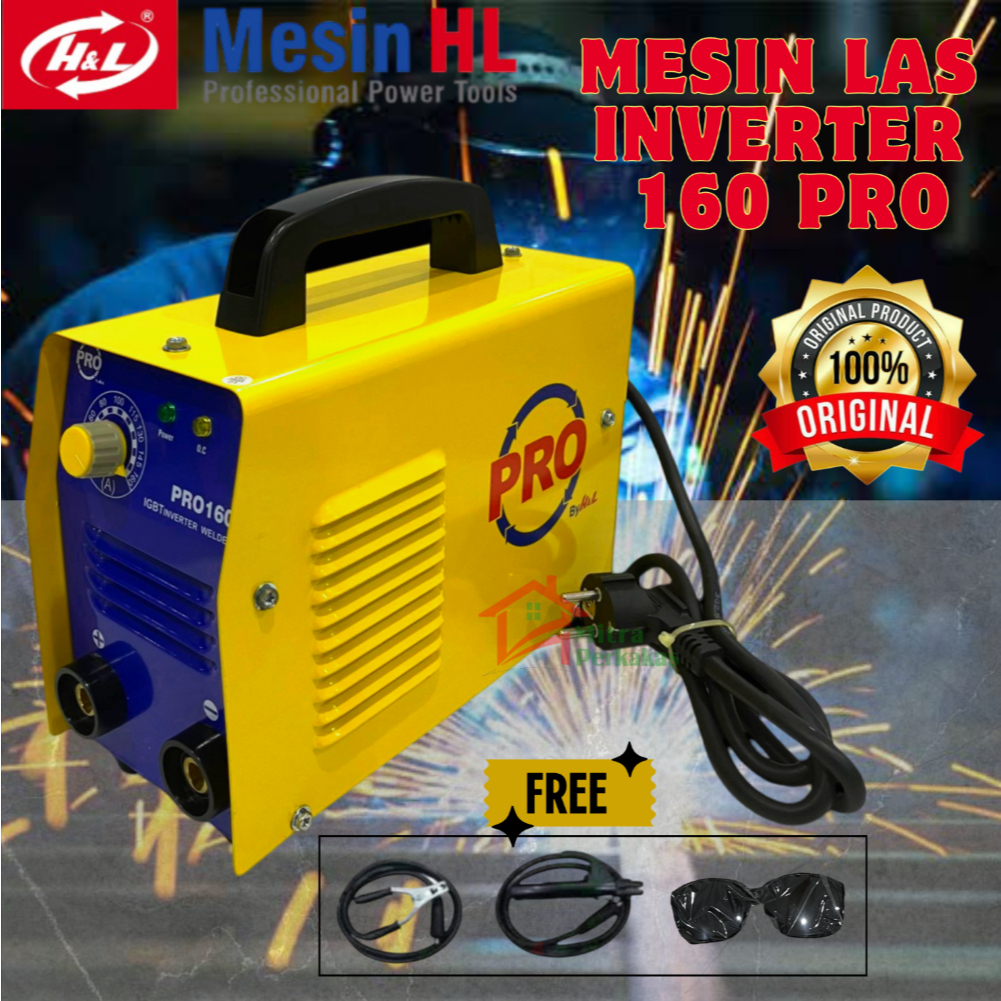 Mesin Las Listrik 160A H&L Pro / Trafo Las Inverter HL Mesin Teravo Terafo 160 Ampere / Mesin Las Li