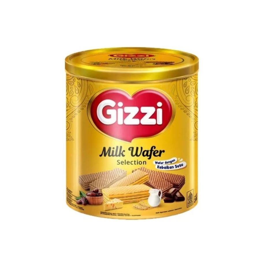 

Gizzi Milk Biscuit 240gr Gizzi Biskuit Kaleng Gizzi 1 Karton isi 6