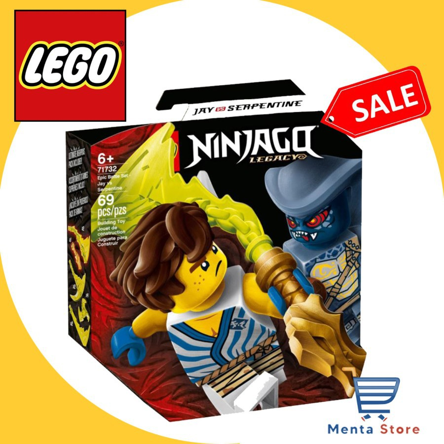 LEGO Ninjago 71732 Epic Battle Set - Jay vs. Serpentine Legacy Ninja
