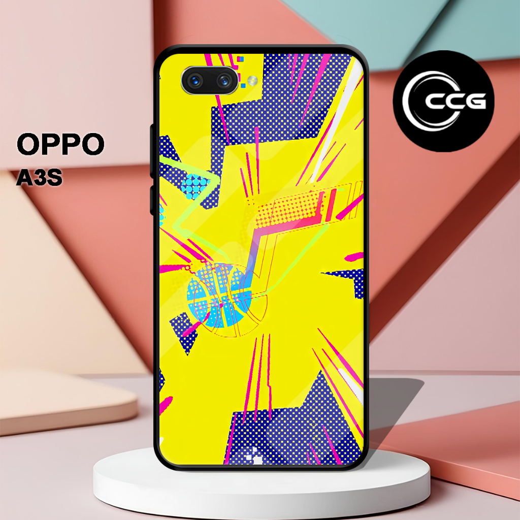 ( LV 15 ) Casing Case Sofcase Glossy Untuk hp Oppo A3S l Motif Anime l Abstrak l Cute l Lucu l Kesin