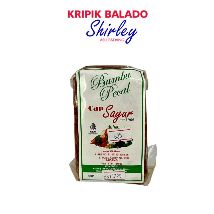 

Bumbu Pecal & Gado-Gado cap sayur
