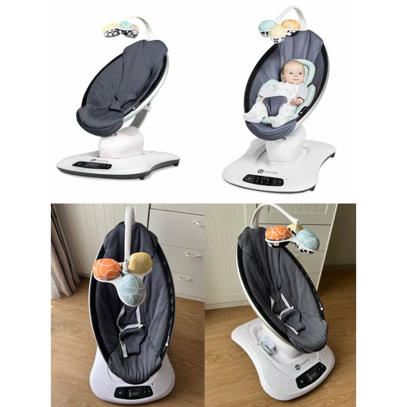 PRELOVED 4Moms Mamaroo 4.0 Darkgrey Cool Mesh