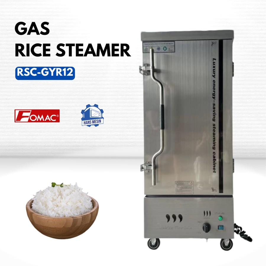 GAS RICE STEAMER (FOMAC) RSC-GYR12