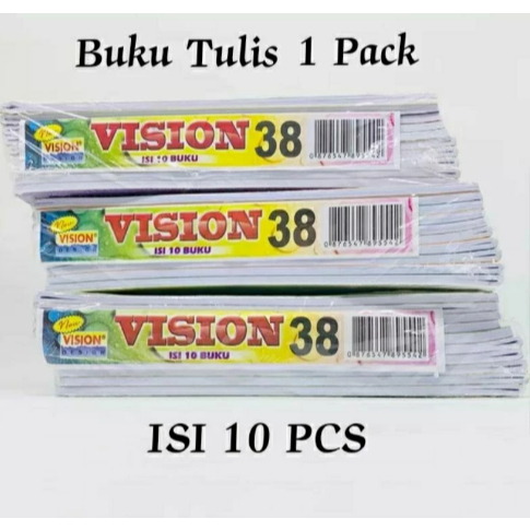 

Buku Tulis Kotak Kecil Vision 38 Lembar.