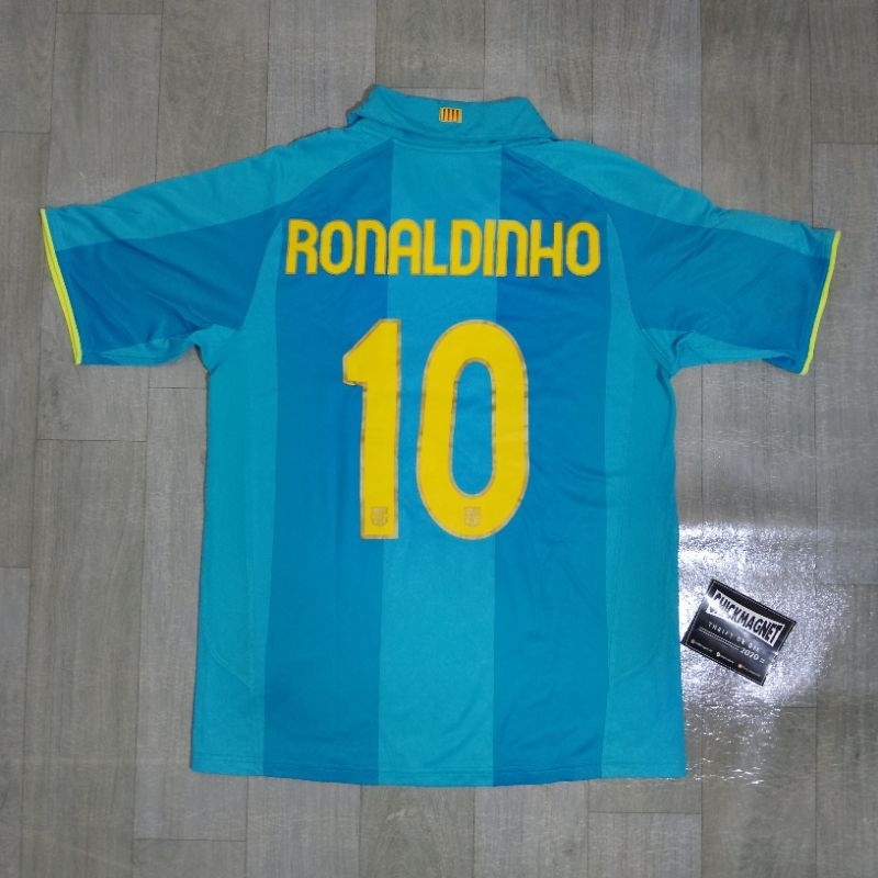 Jersey Away Barcelona 2007/08 Ronaldinho