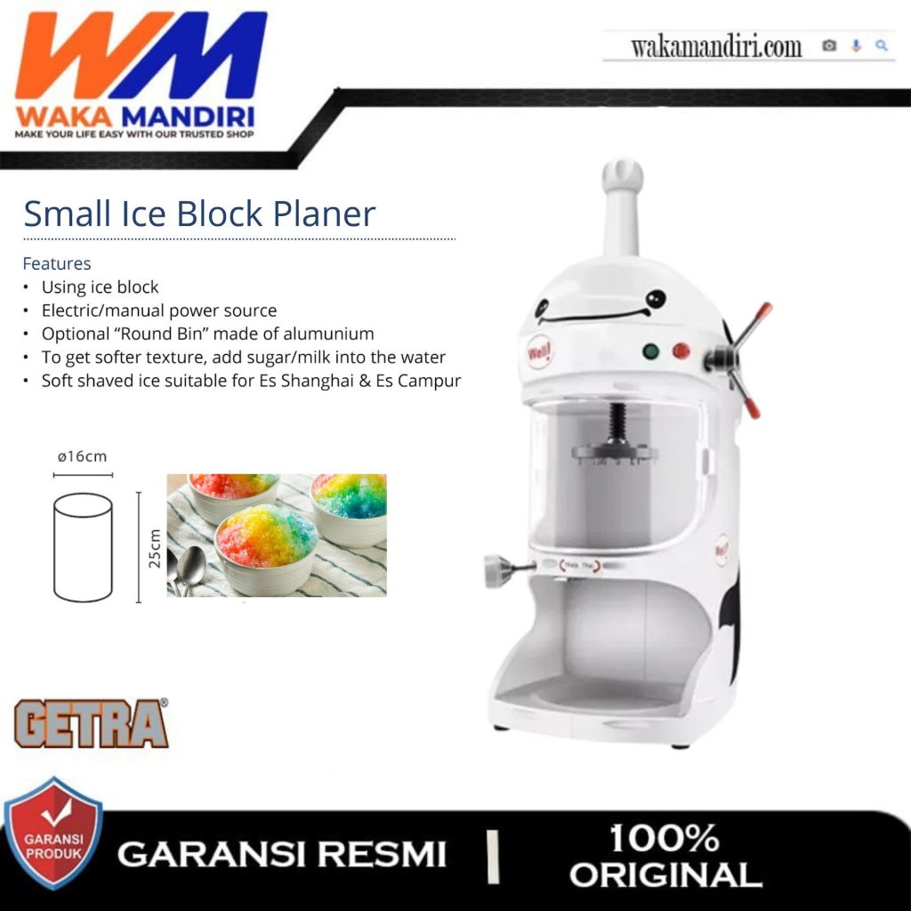 ET-118 MESIN SERUT ES BATU HALUS ES DOGER ES SHANGHAI ICE SHAVER GEA