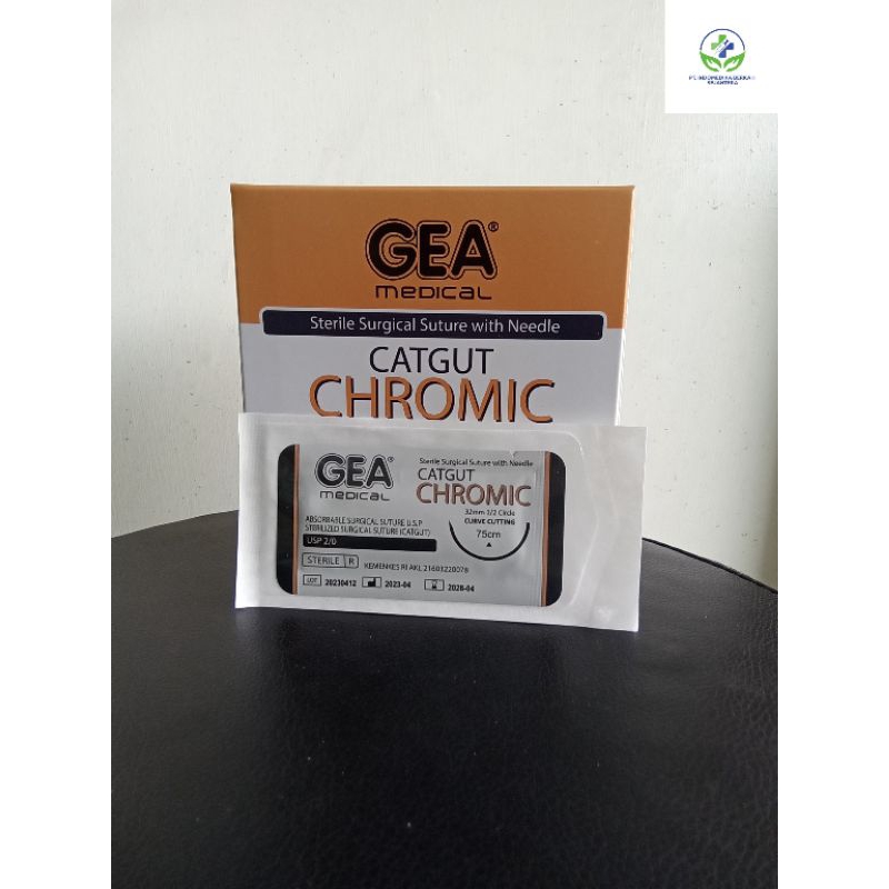 Chromic 2/0 + needle gea