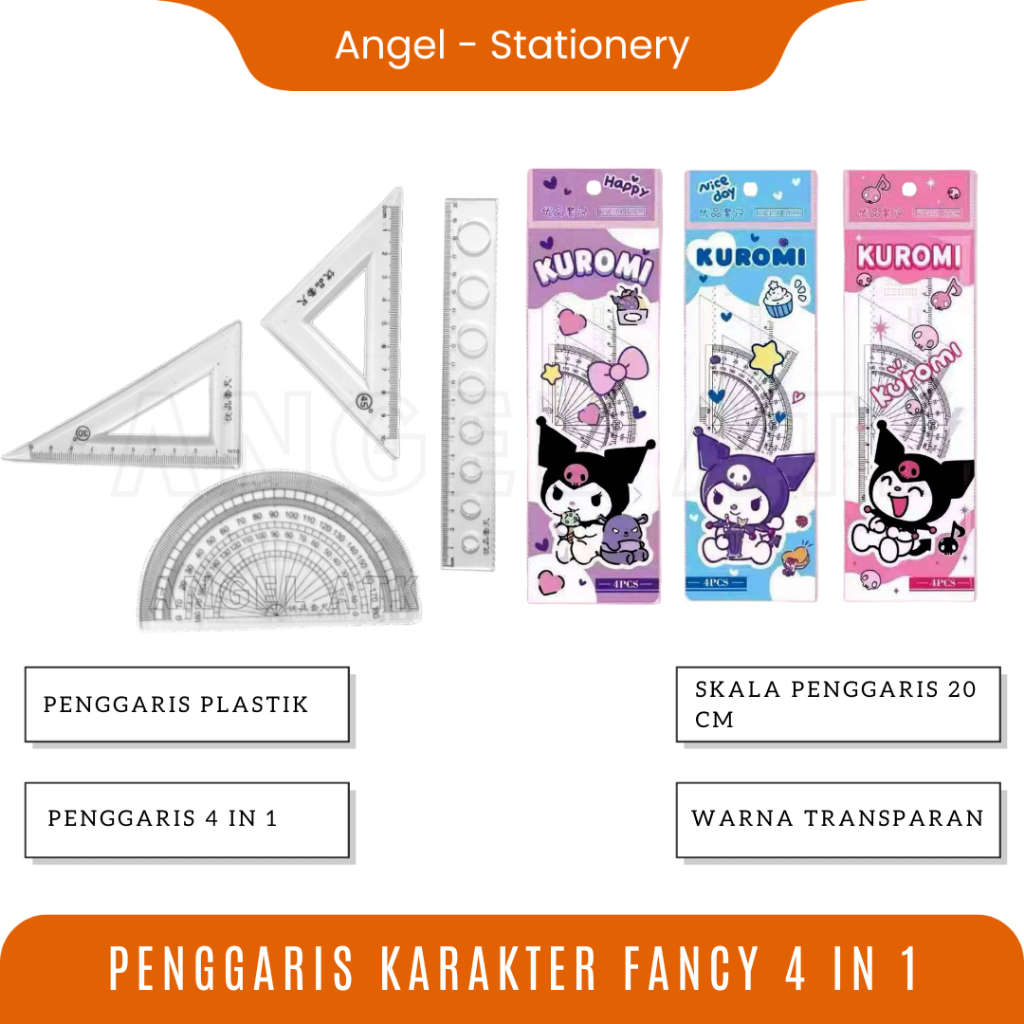 

Penggaris Fancy Karakter / Penggaris Plastik / Penggaris Motif Lucu / Penggaris Segitiga / Perlengkapan Sekolah / Bayar di Tempat / Angel Atk