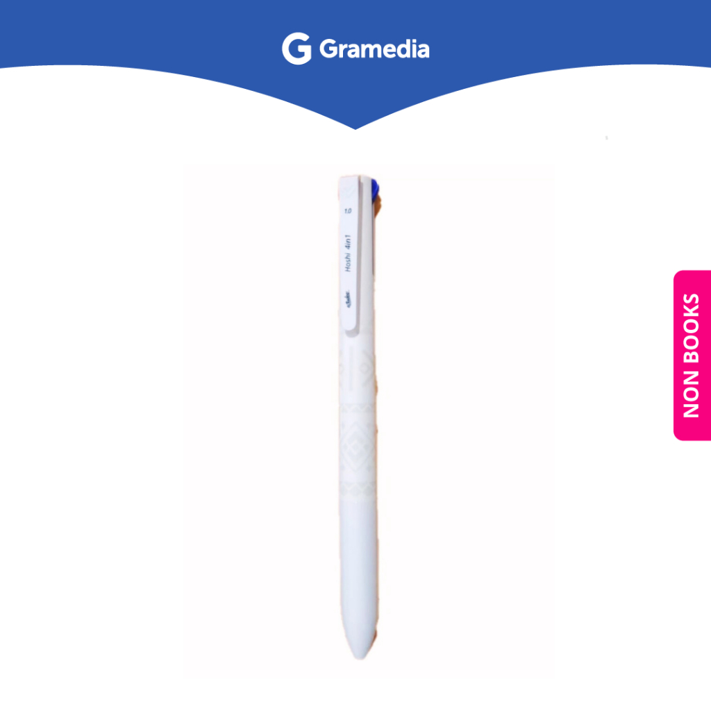 

Gramedia Surabaya - Estudee Ballpoint Hoshi 4IN1 1.0 WHITE EBP-248