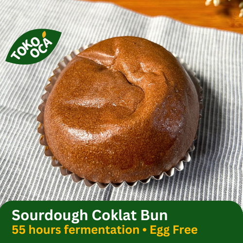 

Sourdough Chocolate Bun (Egg Free)