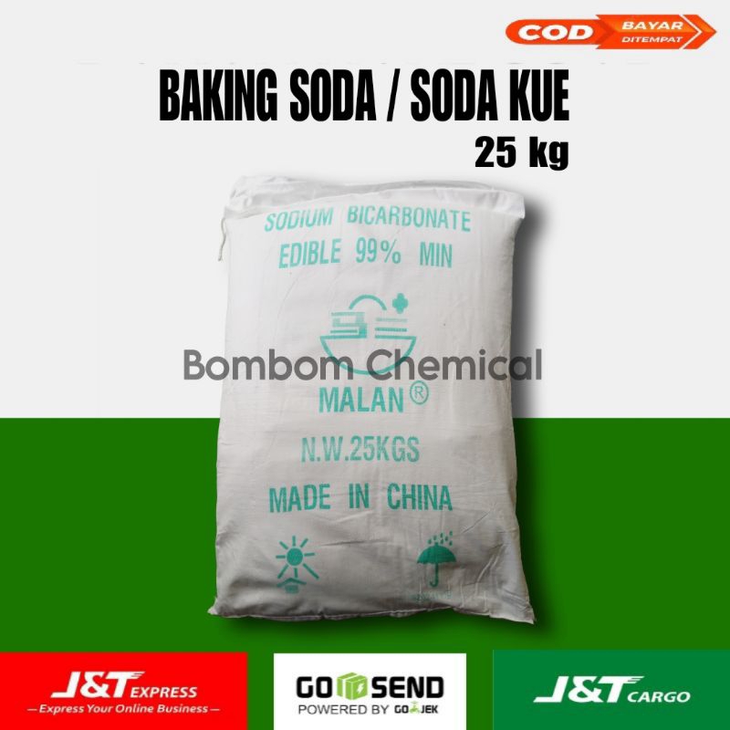 

Baking Soda - Soda Kue - Sodium Bicarbonate 25kg Khusus Instan