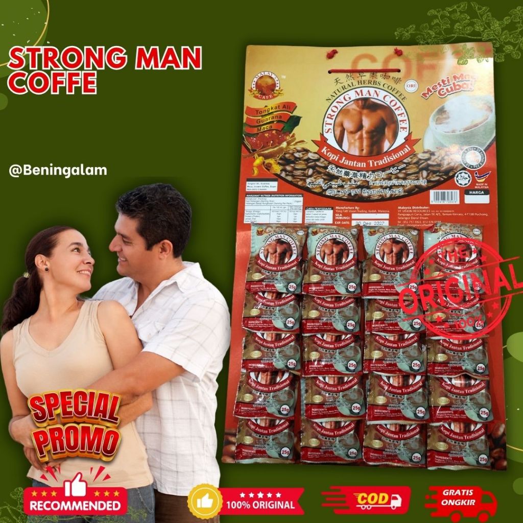 

Kopi Tradisional Semulajadi Strong Coffee 1 Hanger 20 Sachet