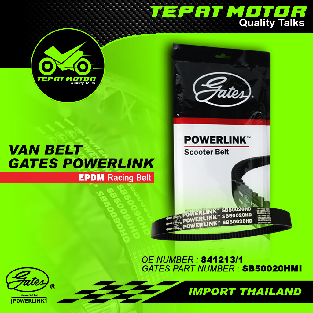 VANBELT VAN BELT V BELT FANBELT PIAGGIO VESPA S 150 2V / LX 150 2V / LX 125 2V  841213/1 ASLI ORI GA