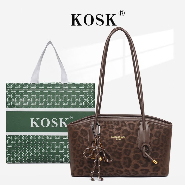 ORIGINAL KOSK TAS TOTOBAG WANITA TAS MOTIF LEOPARD BAGS - 18055