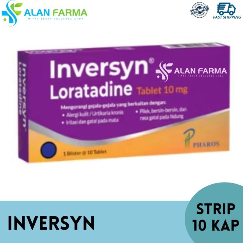 Inversyn Tablet Strip 10 Tablet | Loratadine Tablet