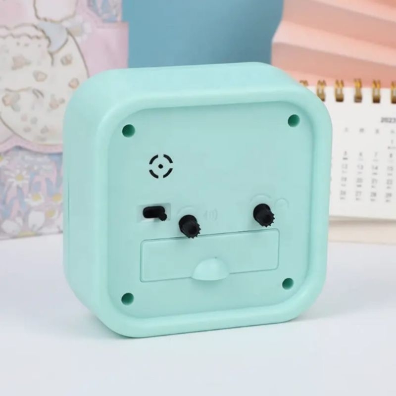 Jam Waker Jam Alarm Jam Meja / Dekorasi Jam Alarm Polos Bulat Dan Kotak