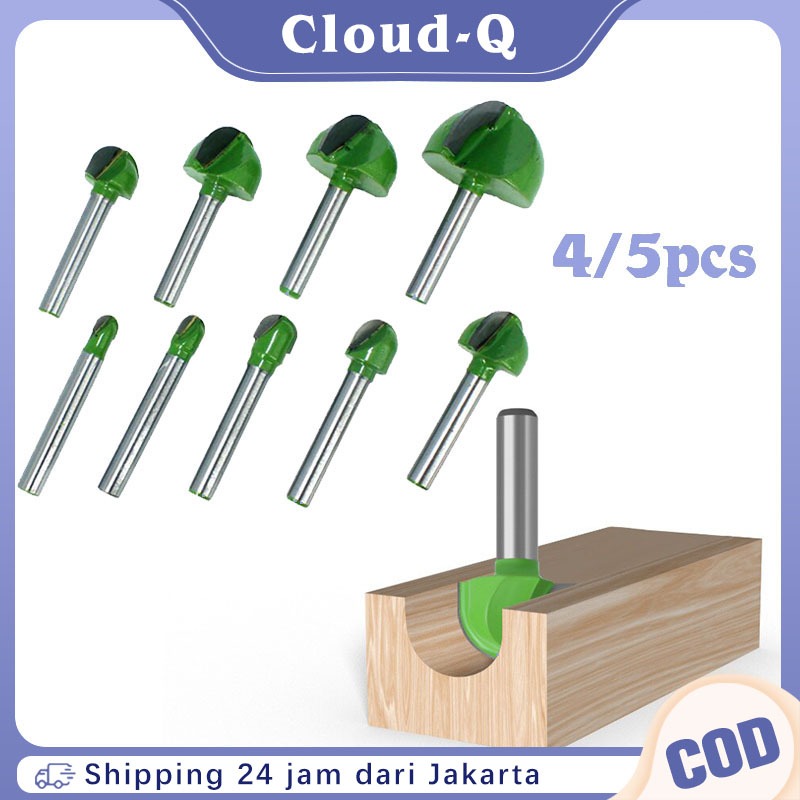 Mata Profil Router Round Bottom Set Nose Cove Bits Mata Trimmer Router Mata Profil Kayu Set Round No