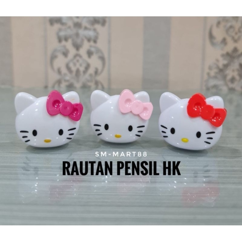 

rautan pensil kepala hello kitty / serutan pensil hello kitty