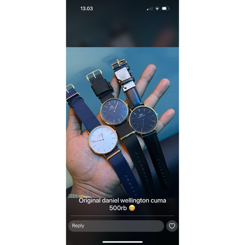 jam tangan ori dw bisa ojeg