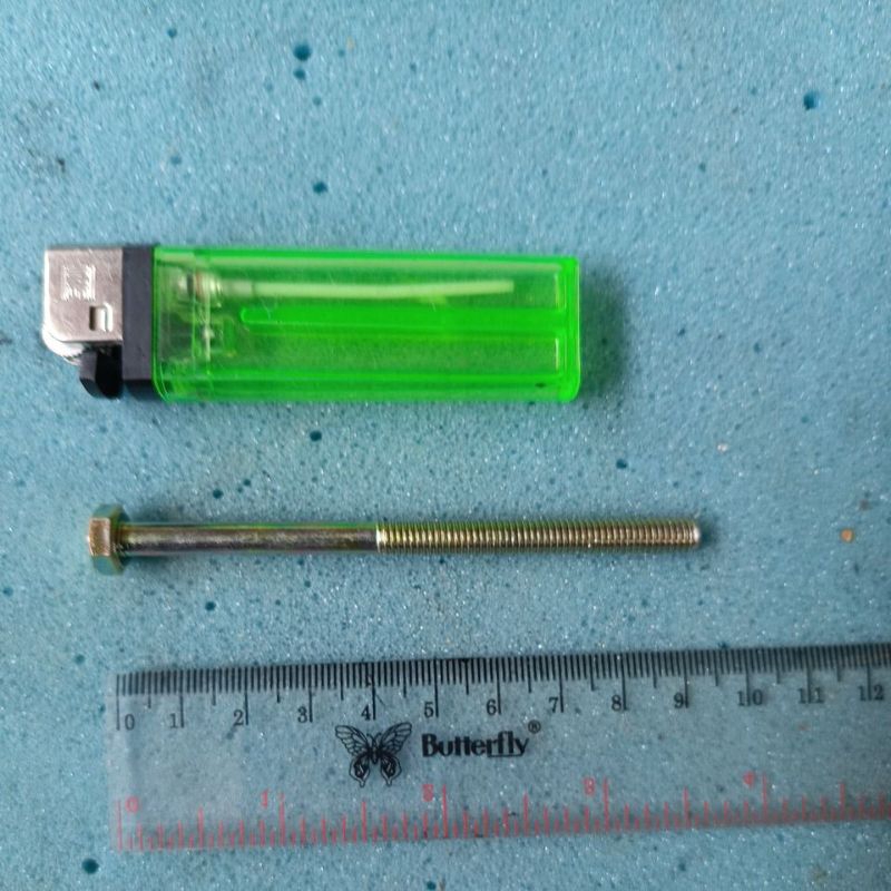 baut 10 m6 kunci 10 panjang 9 cm