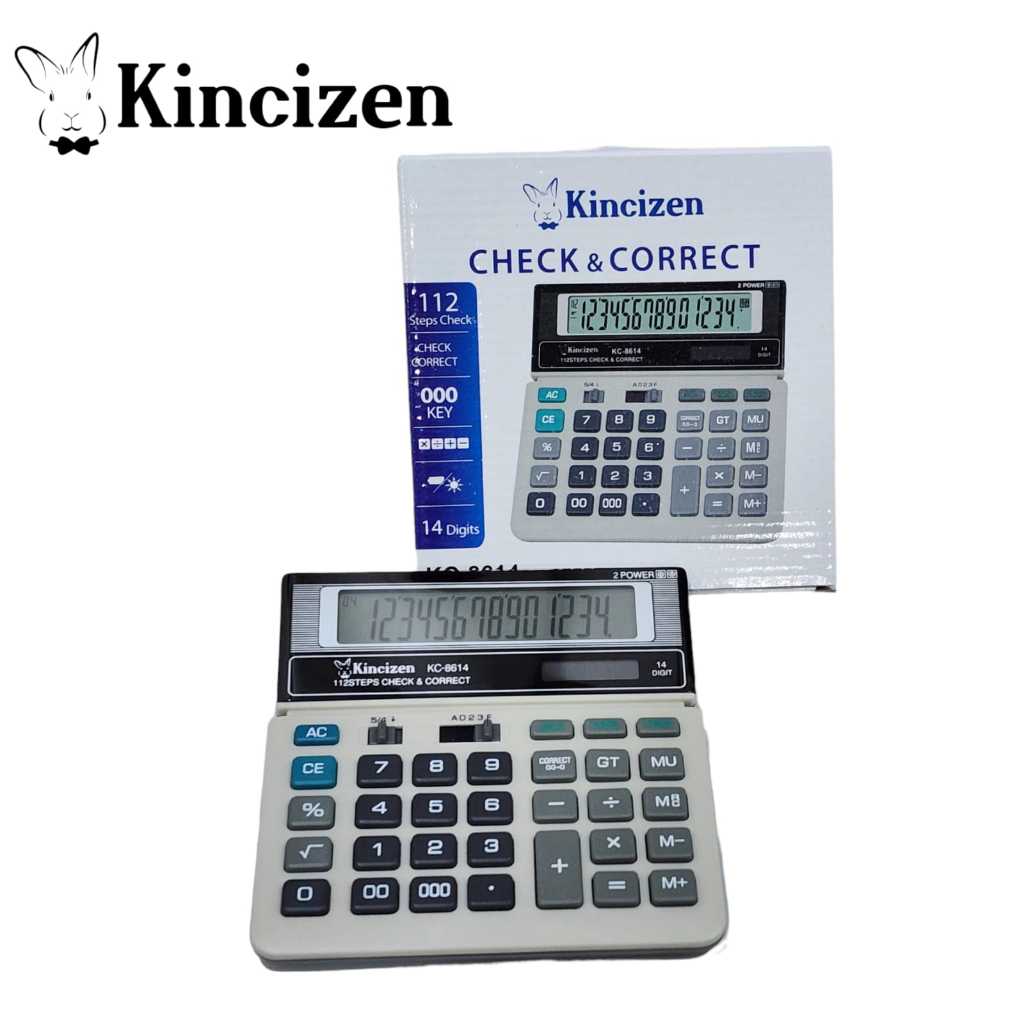 

SIS Kalkulator Dagang Citizen 14 dit CT-8614 Cek dan Correct