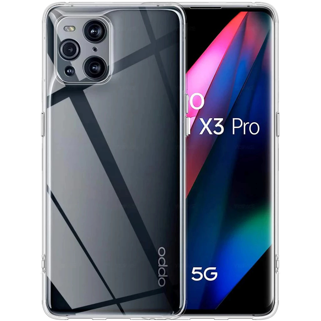 Case Oppo Find X3 Pro Softcase PREMIUM CLEAR HD CAMERA PROTECTION Casing Oppo Find X3 Pro