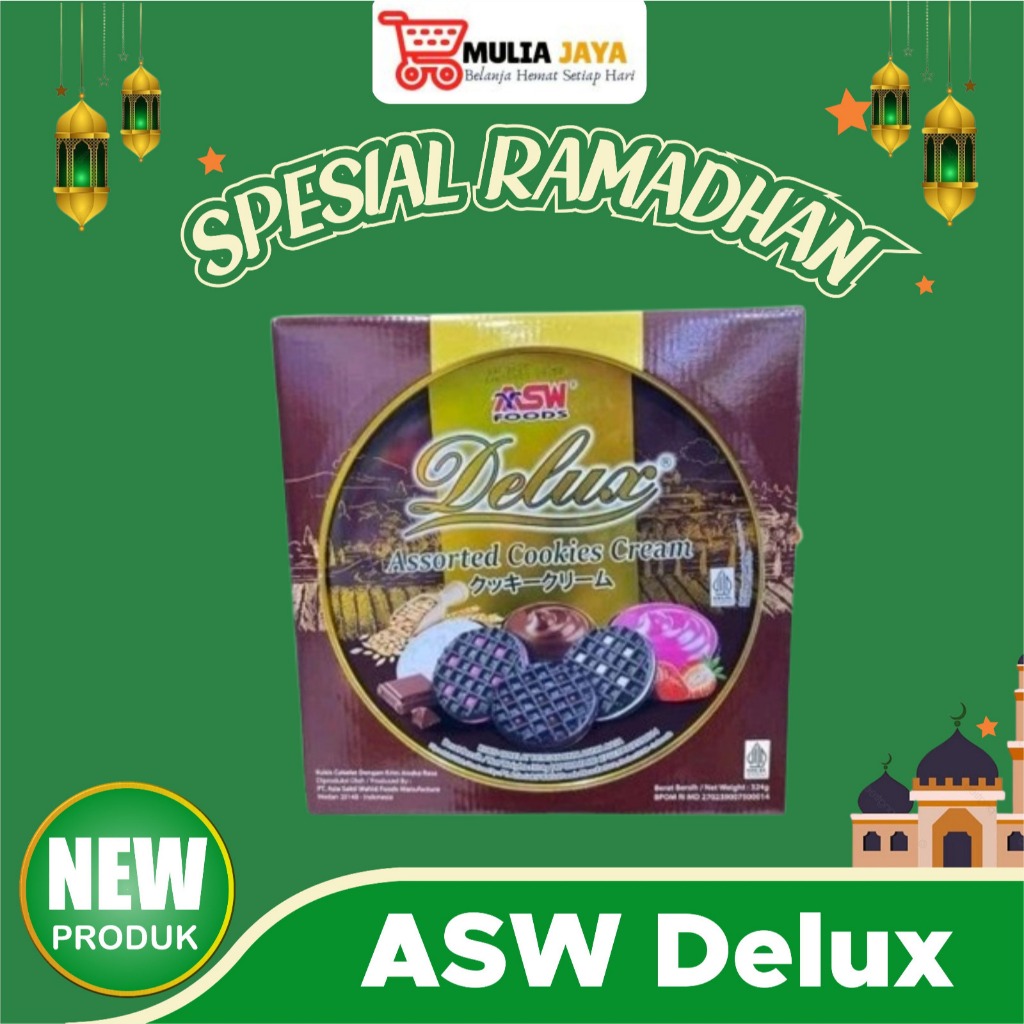 

Delux Assorted Cookies Cream 324gr Aneka Rasa