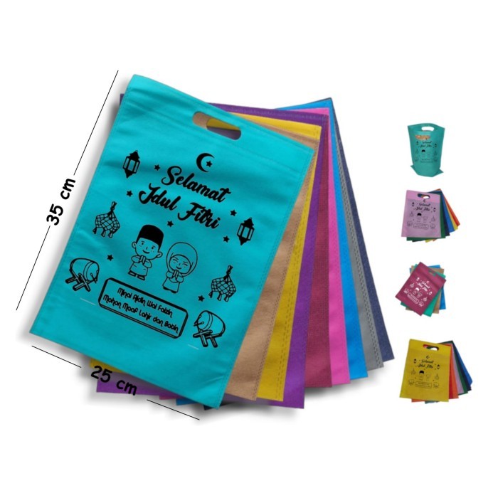 

Tas Lebaran Idul Fitri 2025 Untuk Kantong belanja / Hampers Souvenir Snack anak anak / Toples Kue Kering