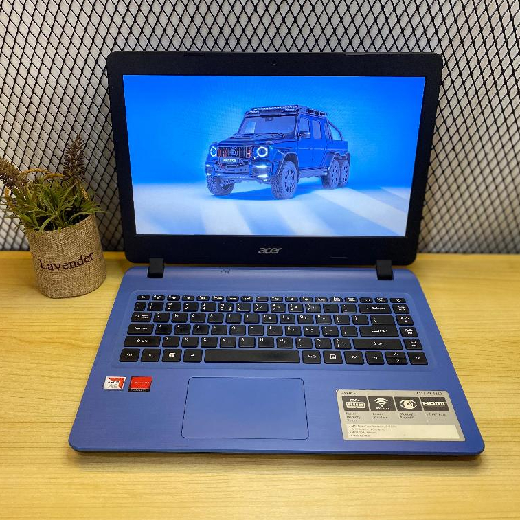 Acer Aspire 3 A314-41 | AMD A9-9420e | RAM 8GB | SSD 256GB | Layar 14”