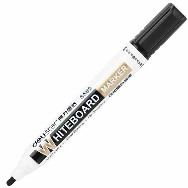 

Deli S502 Spidol Whiteboard Warna HItam Bisa Dihapus